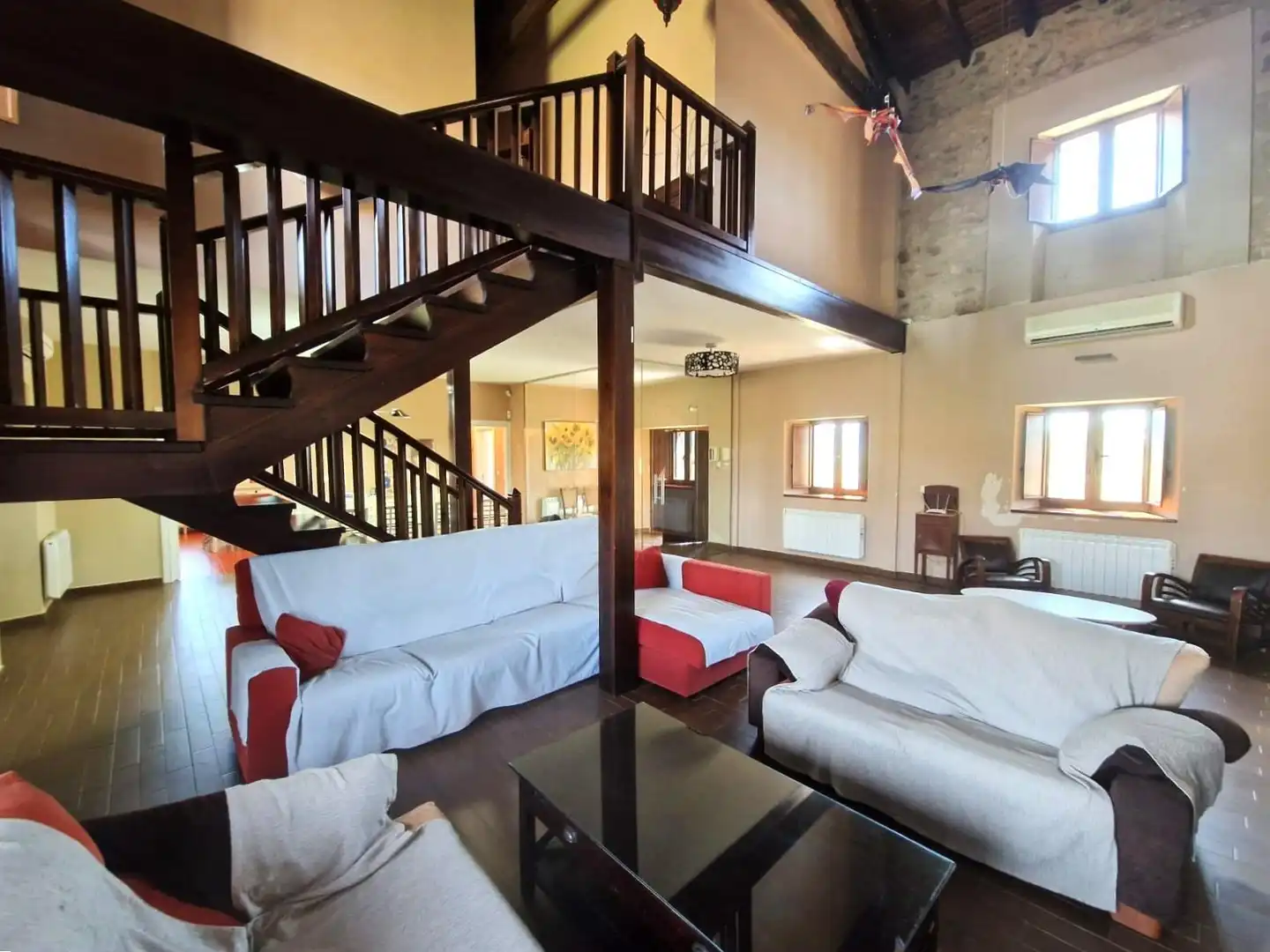 Living room of Houses for sale in Oliva de Plasencia  with Air Conditioner, Heating and Private garden