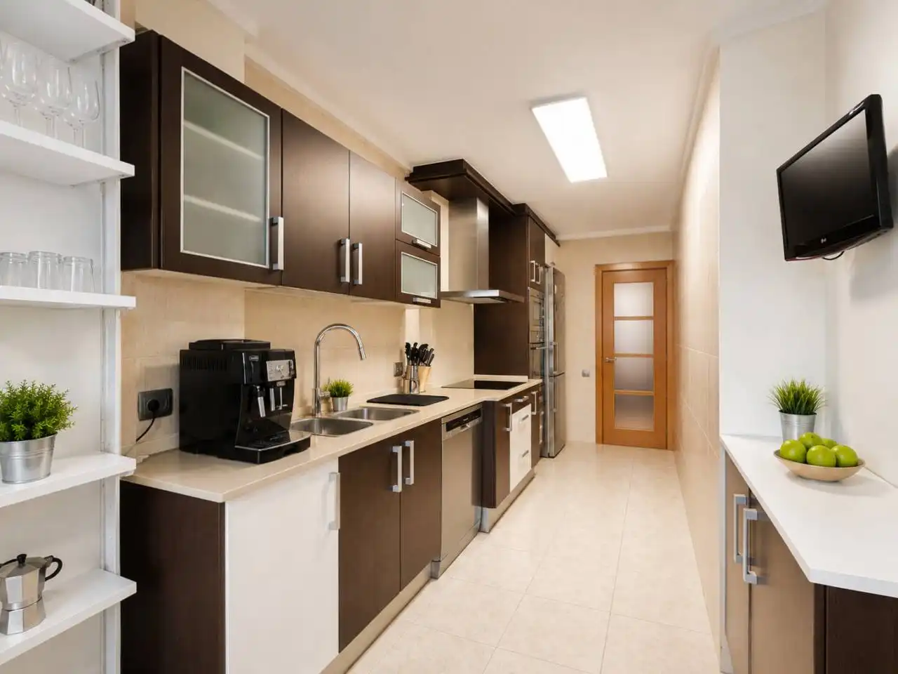 Kitchen of Flat for rent in Manresa  with Air Conditioner, Heating and Parquet flooring