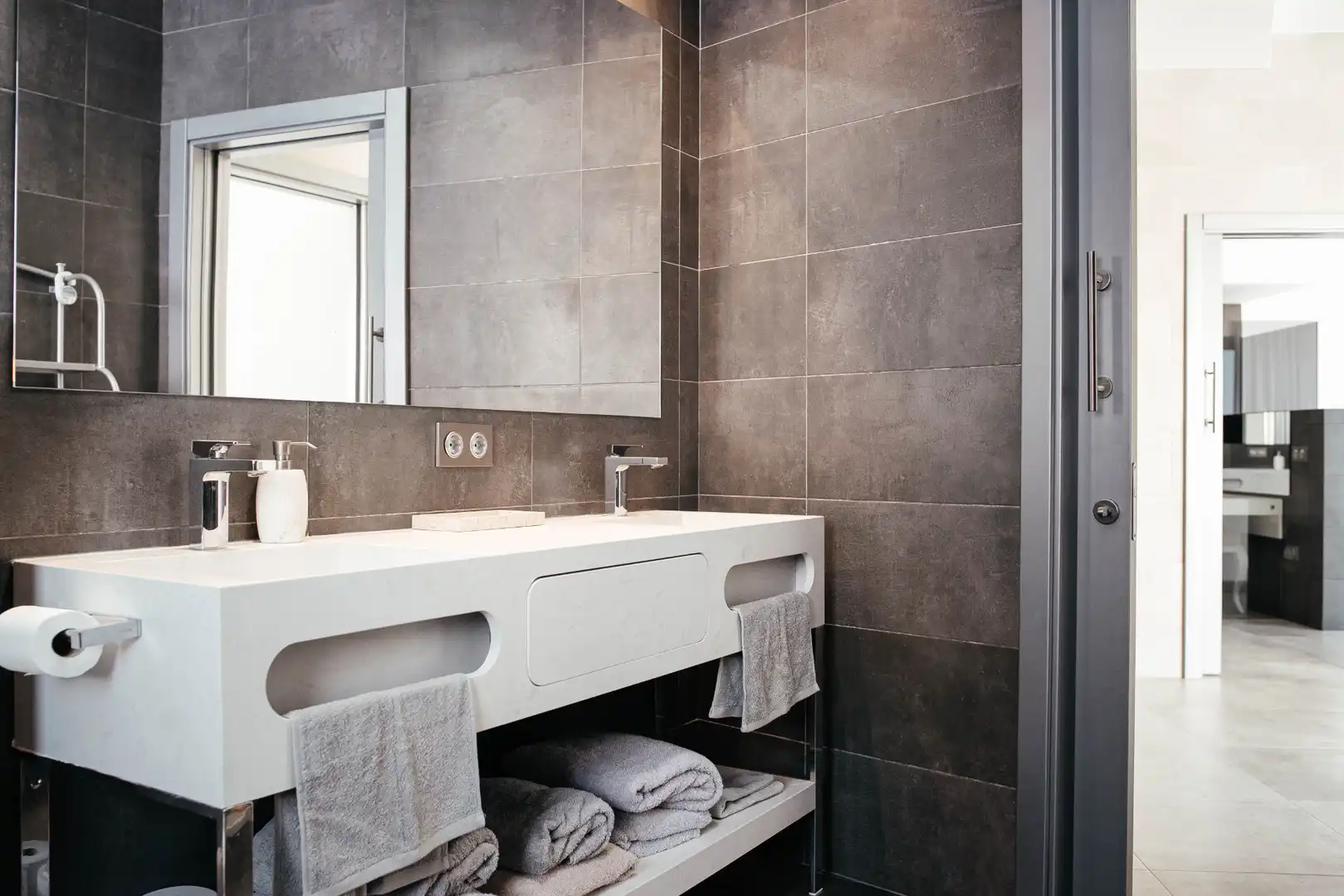 Baño de Casa o chalet de alquiler en San Bartolomé de Tirajana con Aire acondicionado, Calefacción y Jardín privado