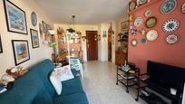 Living room of Flat for sale in Cubelles  with Air Conditioner, Terrace and Furnished