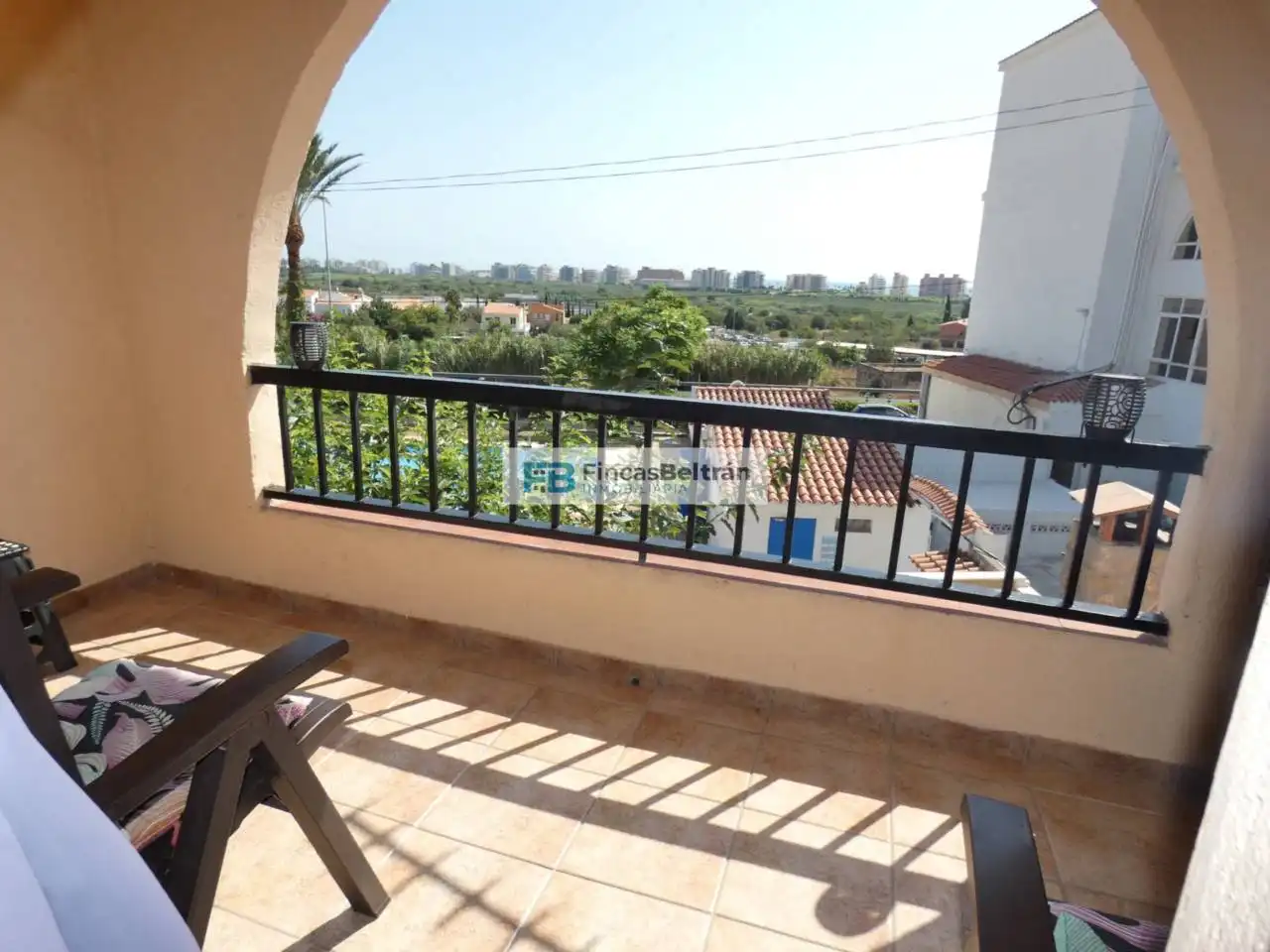 Terraza de Casa o chalet en venta en Peñíscola / Peníscola con Jardín privado, Terraza y Amueblado