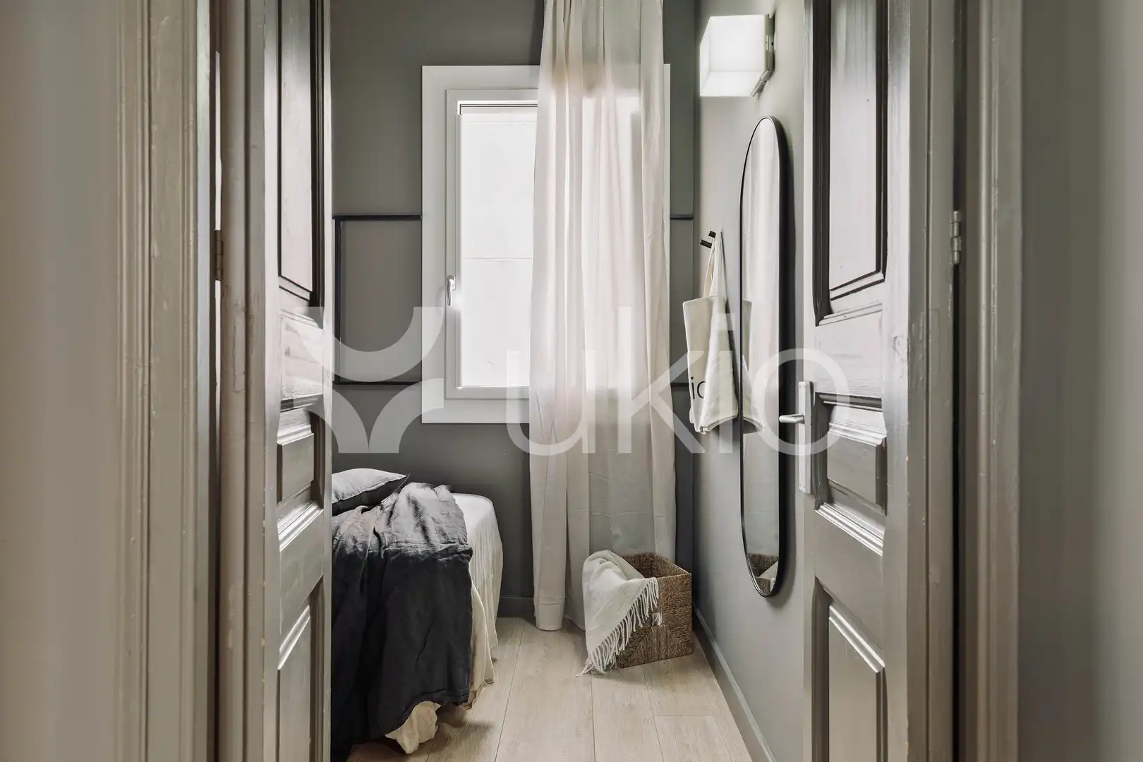 Habitación de Apartamento de alquiler en Barcelona con Aire acondicionado, Calefacción y Amueblado