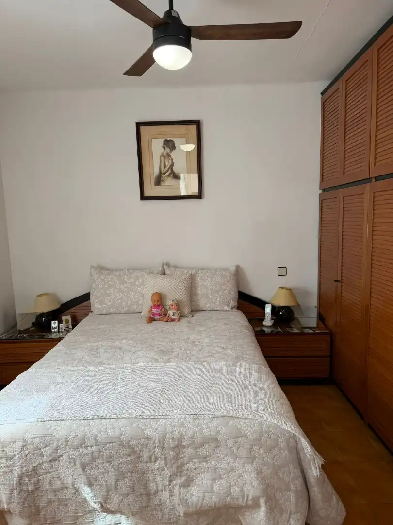 Bedroom of Flat for sale in Cornellà de Llobregat  with Air Conditioner and Furnished