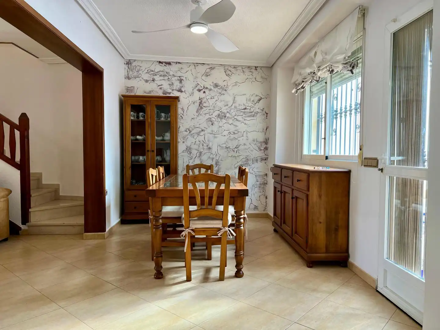 Comedor de Casa adosada en venta en La Nucia con Aire acondicionado, Jardín privado y Trastero