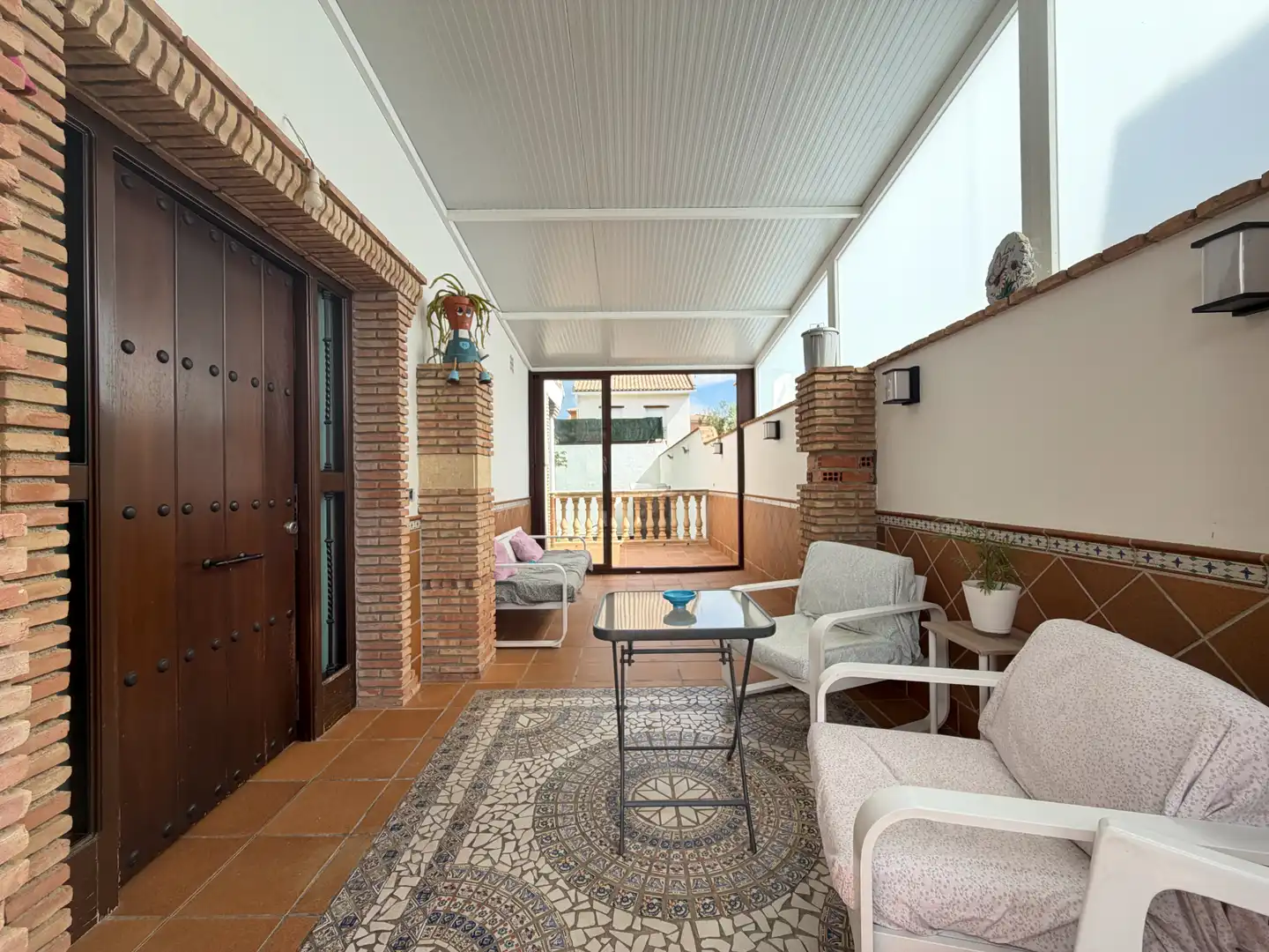 Terraza de Casa o chalet en venta en Gójar con Aire acondicionado, Calefacción y Jardín privado
