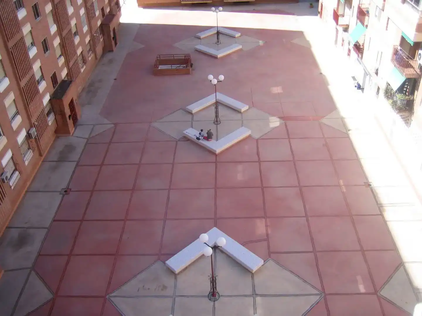 Terrasse von Wohnung zur Miete in Murcia mit Klimaanlage, Privatgarten und Möbliert