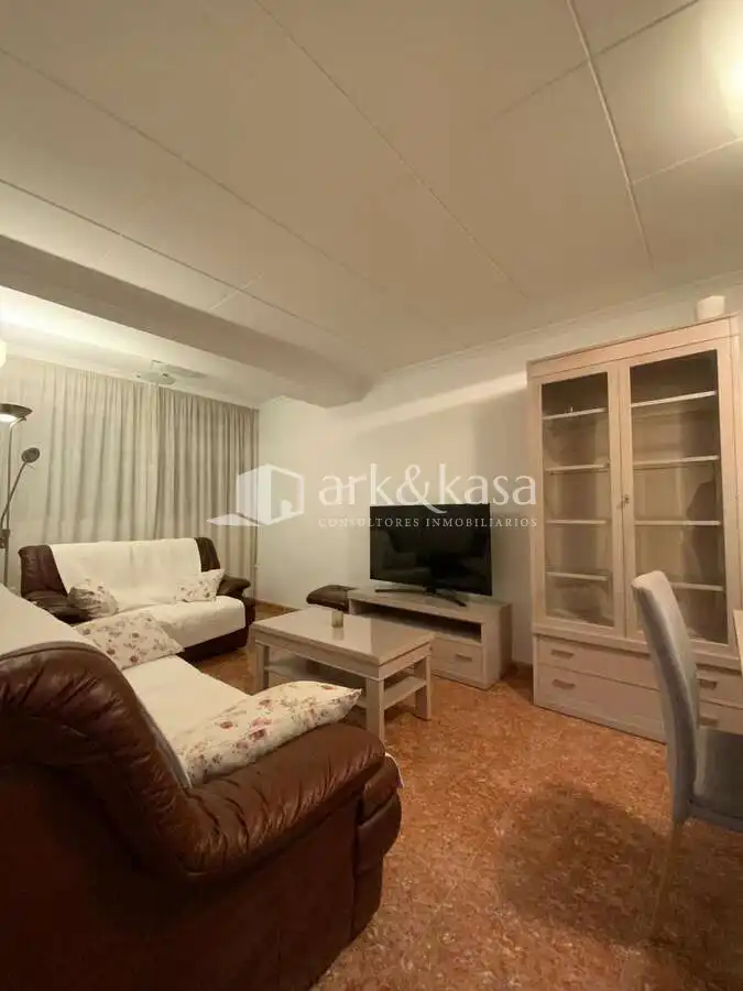 Wohnzimmer von Wohnung zur Miete in Valencia mit Klimaanlage, Abstellraum und Möbliert