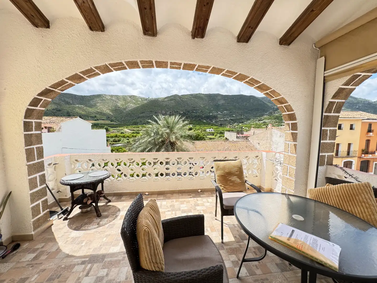 Terraza de Casa o chalet en venta en L'Atzúbia con Aire acondicionado, Calefacción y Jardín privado