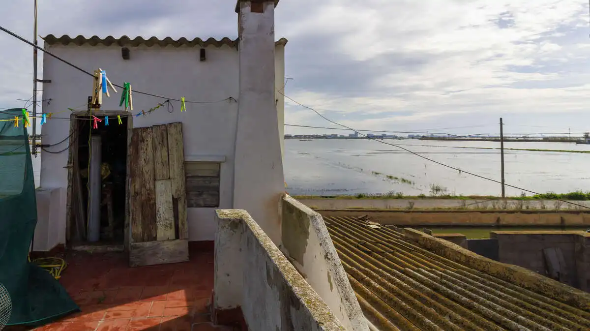 Balcony of Houses for sale in Valencia  with Air Conditioner, Terrace and Storage room