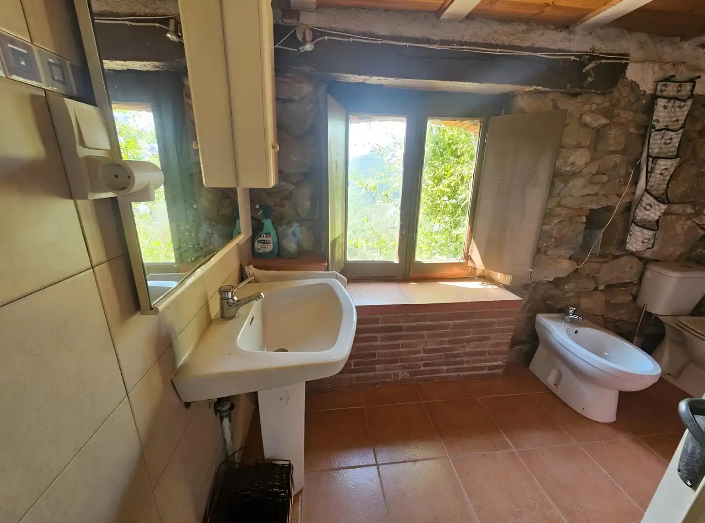 Bany de Finca rústica en venda en Riells i Viabrea amb Jardí privat i Traster