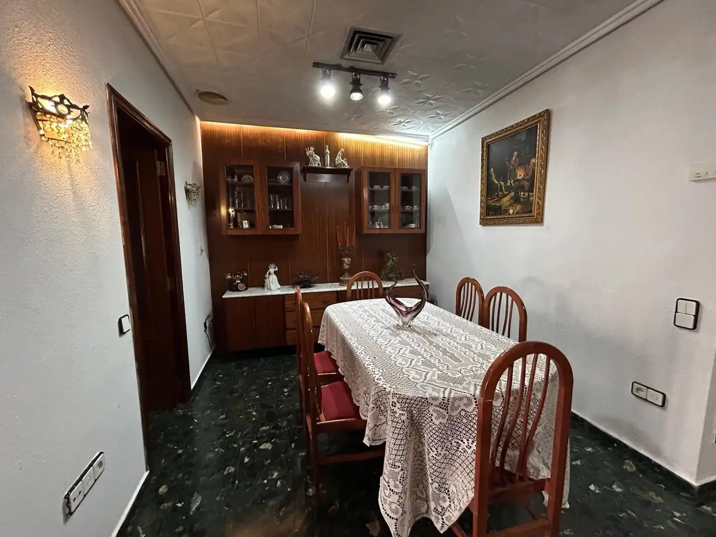 Dining room of Flat for sale in Valencia  with Air Conditioner, Terrace and Balcony