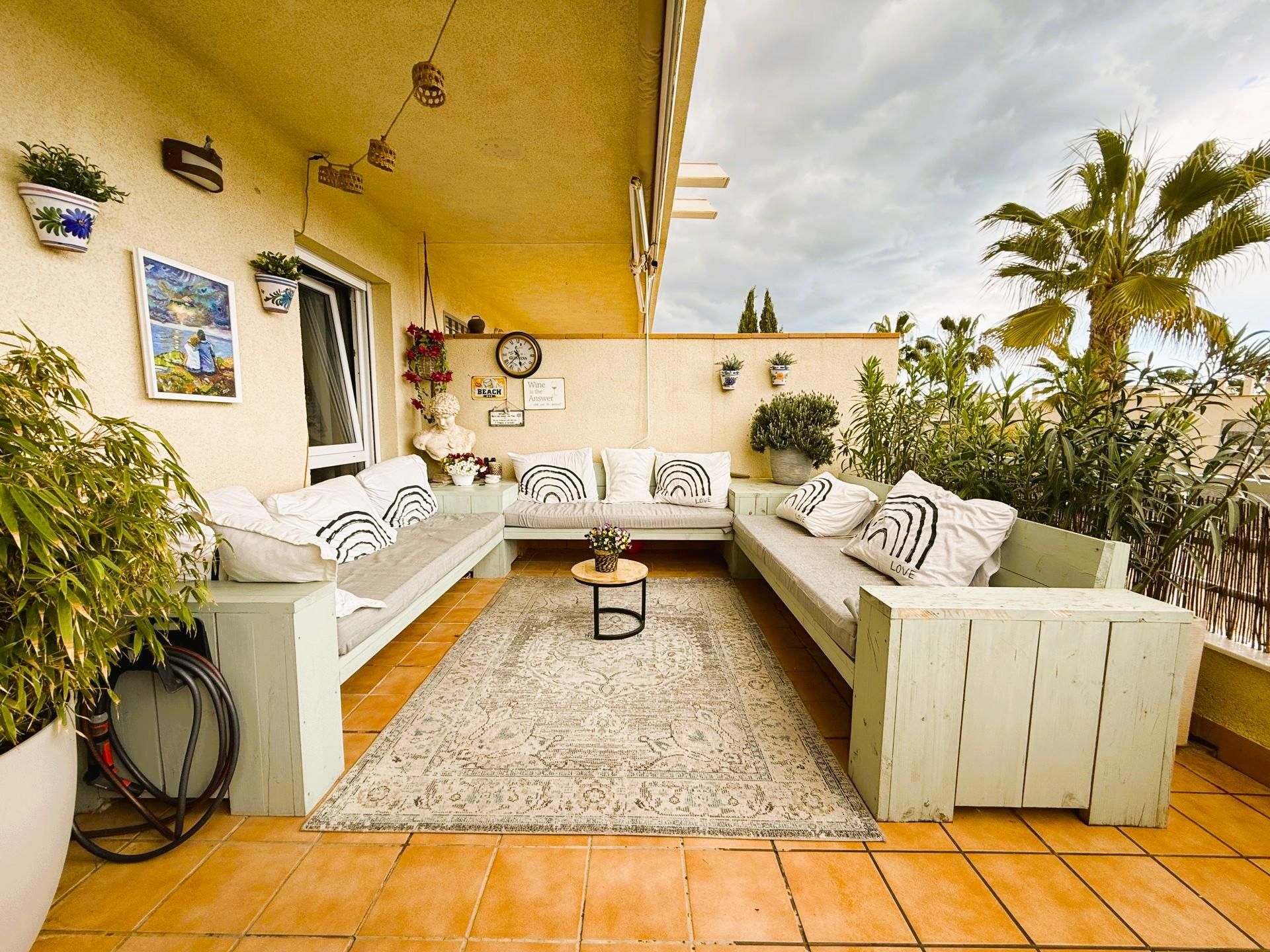 Terrace of Apartment for sale in Torrevieja  with Air Conditioner, Terrace and Community pool