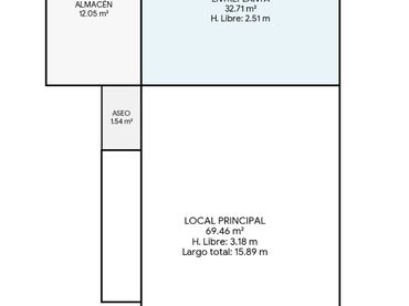 Local comercial en venta en Calle Chorretones 9