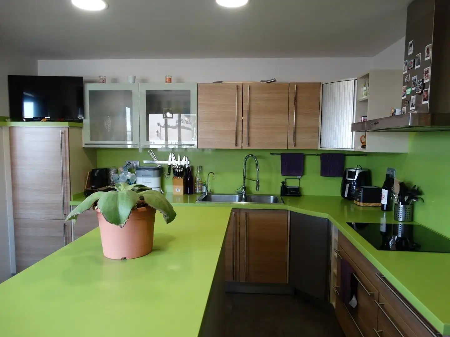 Cocina de Casa adosada en venta en L'Aldea con Jardín privado, Terraza y Trastero