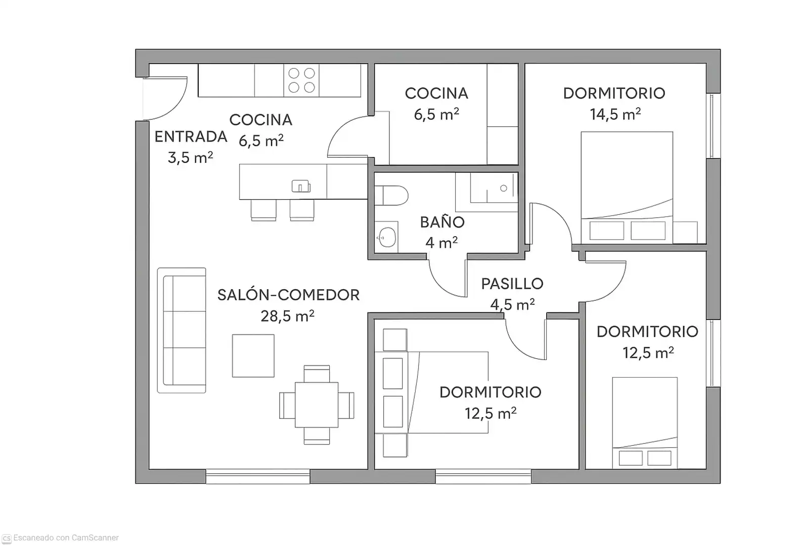 Apartament en venda a Valencia, 19, -1, Casco Urbano