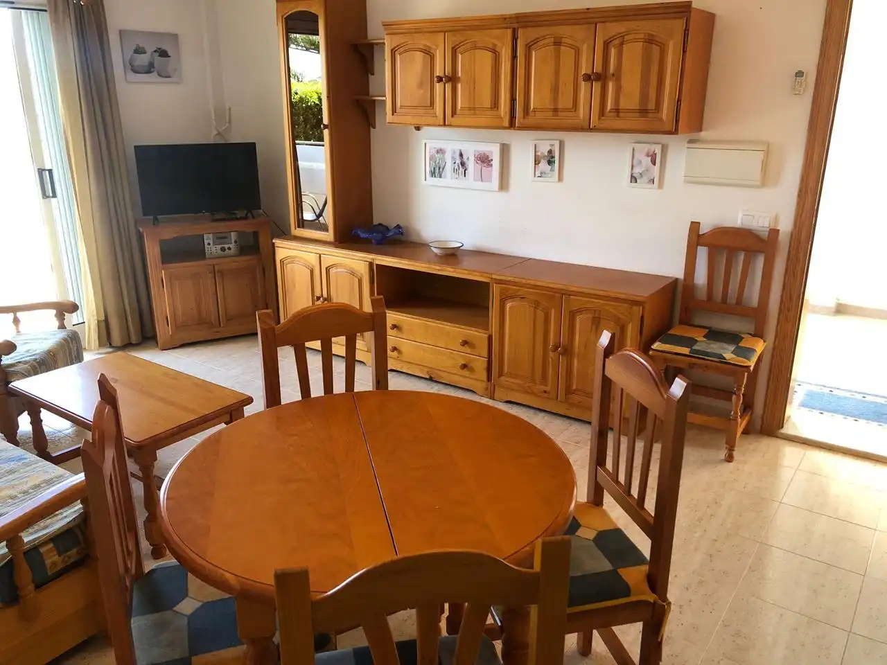 Wohnzimmer von Wohnung zur Miete in Vera mit Klimaanlage, Terrasse und Möbliert