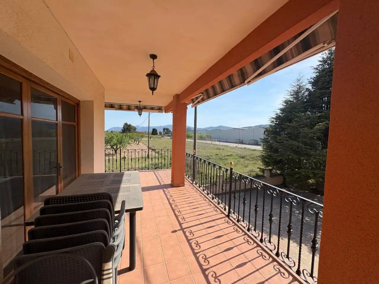 Terraza de Finca rústica en venta en Onil con Calefacción, Jardín privado y Terraza