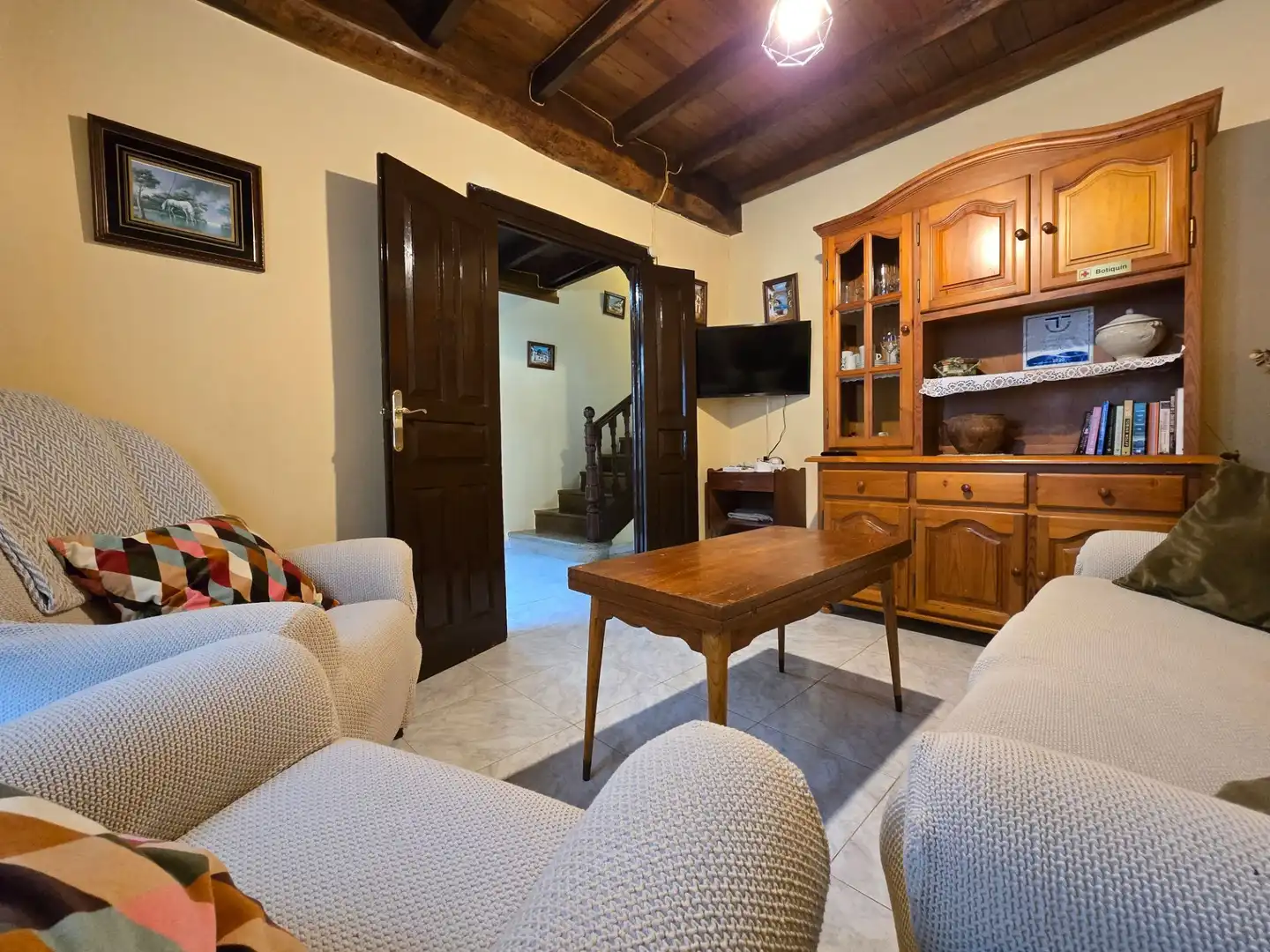 Sala d'estar de Casa o xalet en venda en Llanes amb Calefacció, Terrassa i Traster