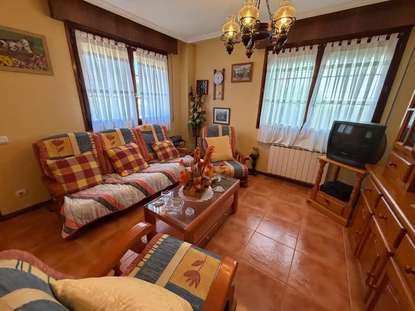 Living room of Houses for sale in Argoños   with Heating, Private garden and Terrace