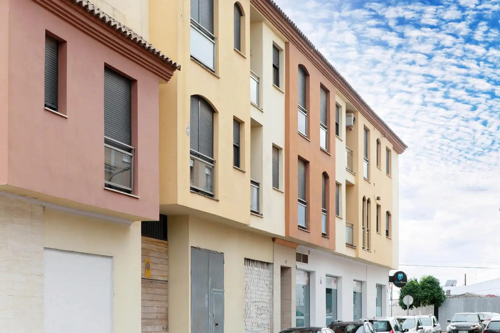 Exterior view of Duplexes for sale in Brenes  with Air Conditioner, Terrace and Balcony