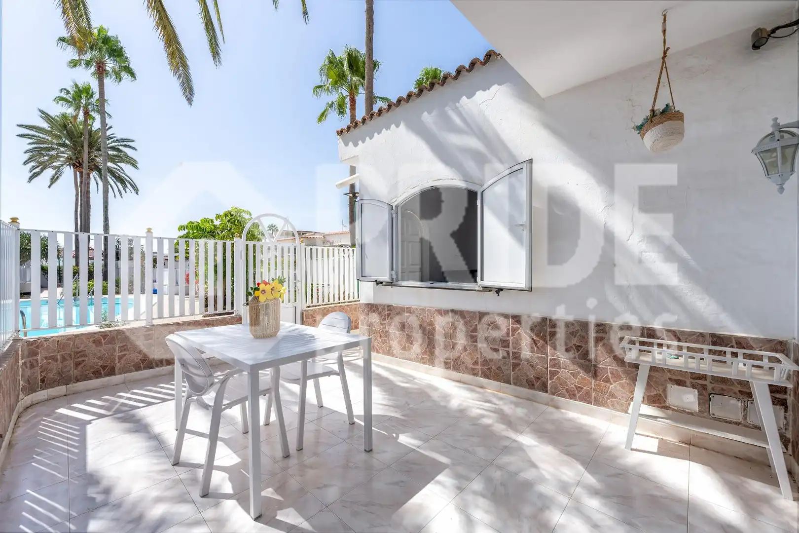 Terrassa de Casa adosada en venda en San Bartolomé de Tirajana amb Aire condicionat, Jardí privat i Terrassa