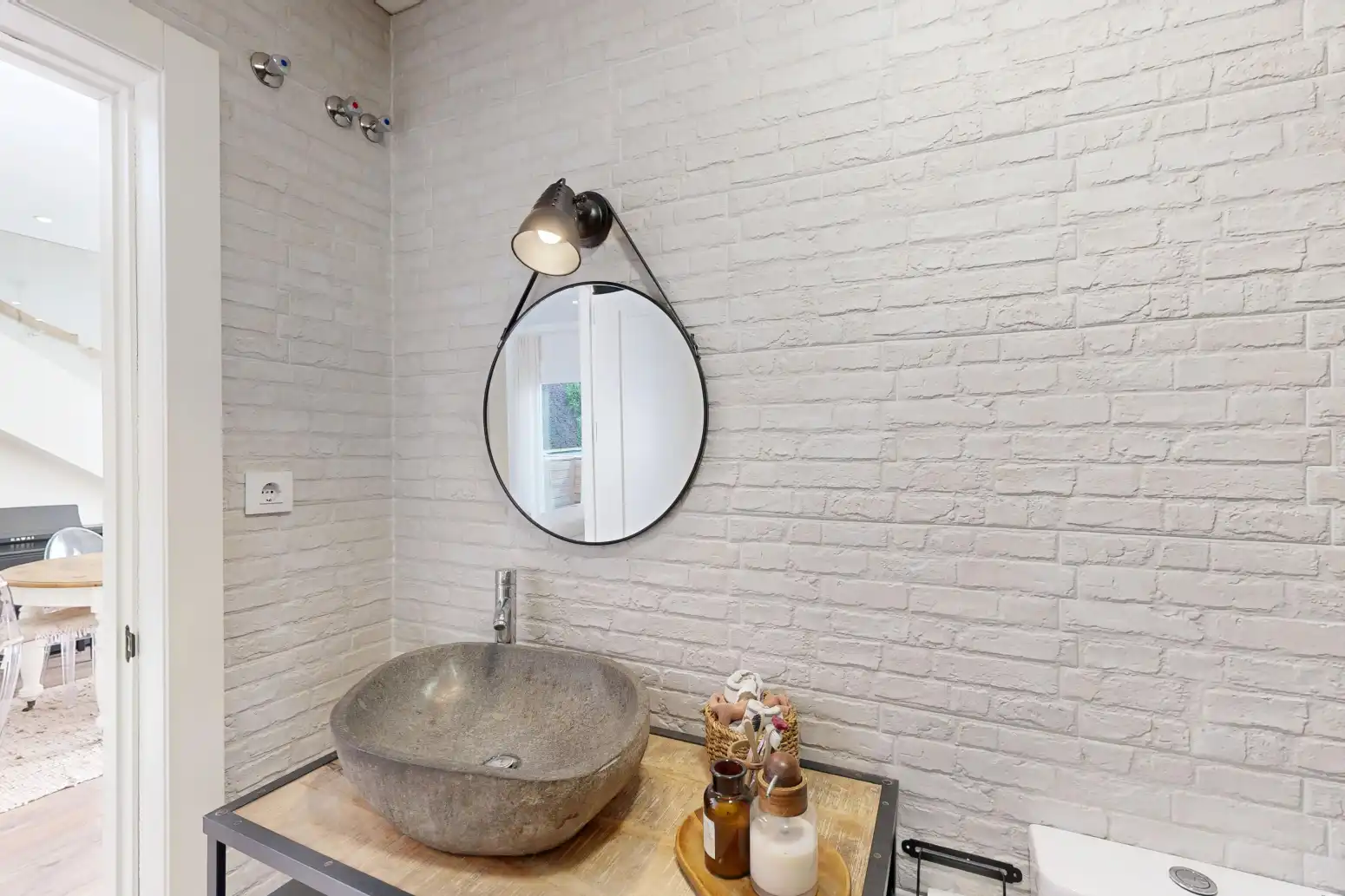 Bathroom of Houses for sale in Cartagena  with Air Conditioner, Parquet flooring and Terrace