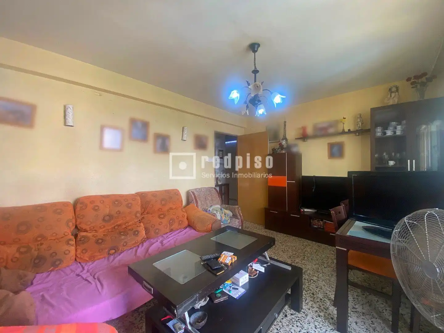 Sala de estar de Piso en venta en Málaga con Calefacción y Terraza