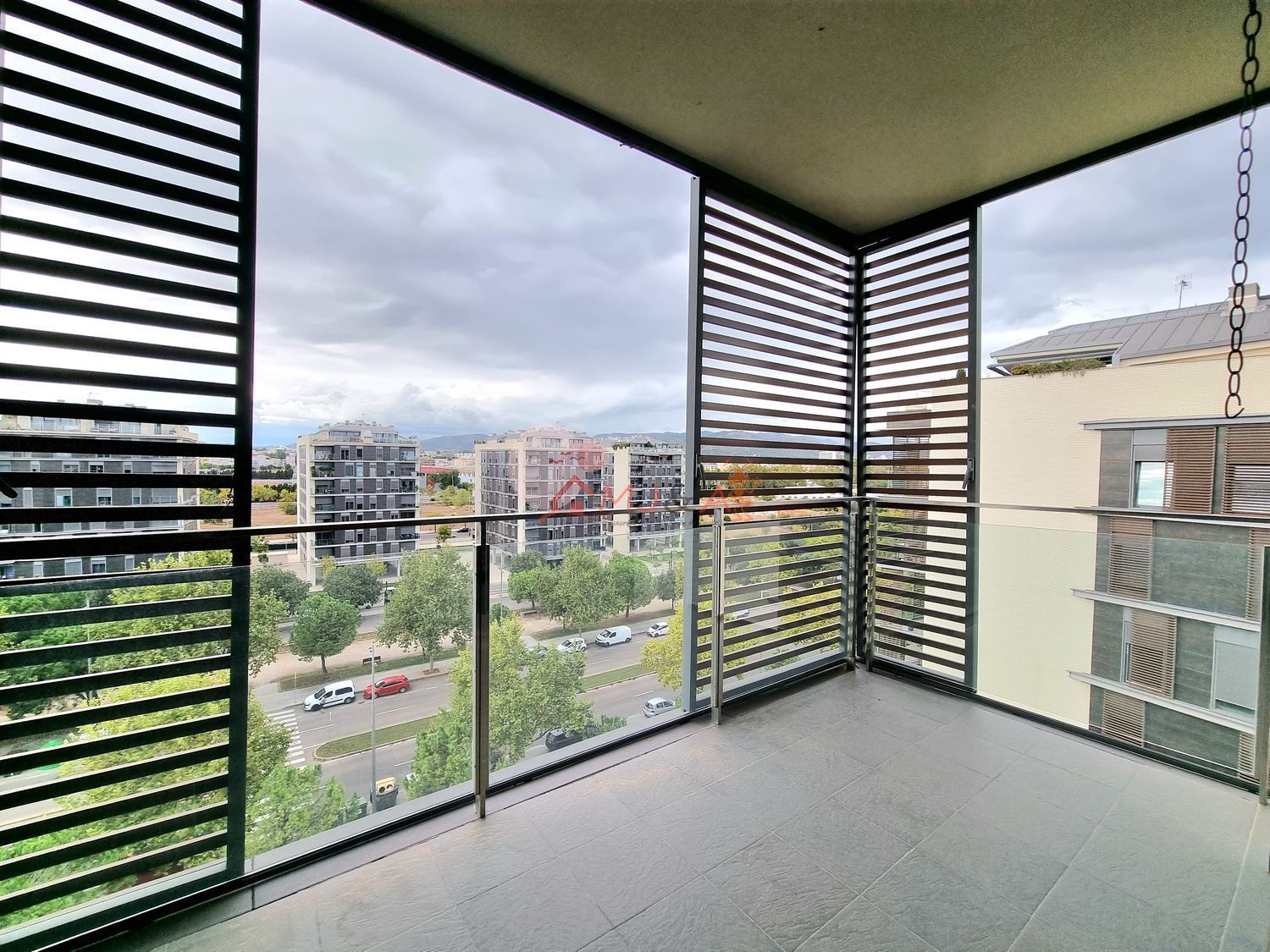 Balcony of Duplex for sale in Castellón de la Plana / Castelló de la Plana  with Air Conditioner, Heating and Parquet flooring