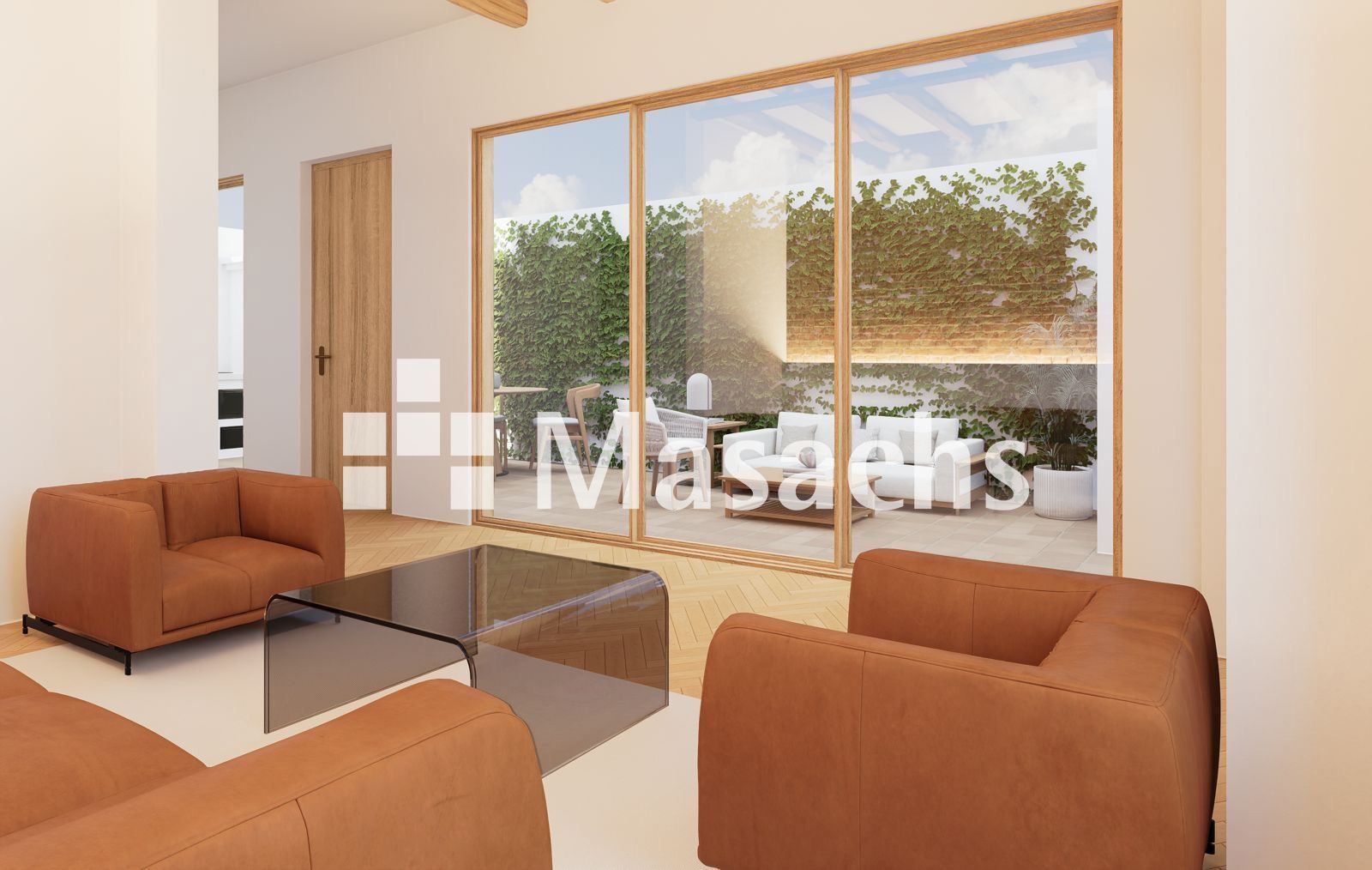 Living room of Houses for sale in Terrassa  with Private garden and Terrace