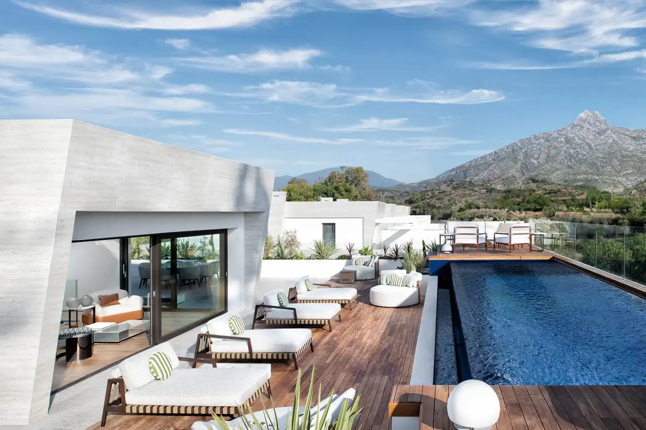 Terrassa de Àtic en venda en Marbella amb Aire condicionat, Parquet i Terrassa