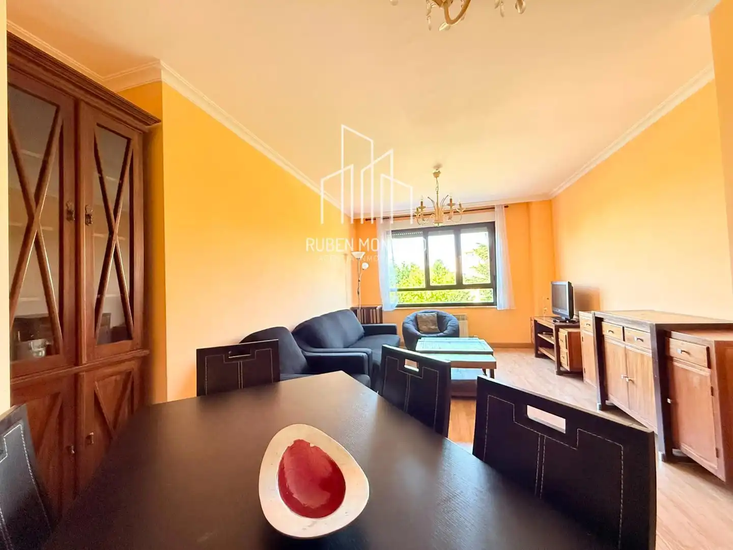 Sala d'estar de Pis de lloguer en Salamanca amb Calefacció, Terrassa i Moblat