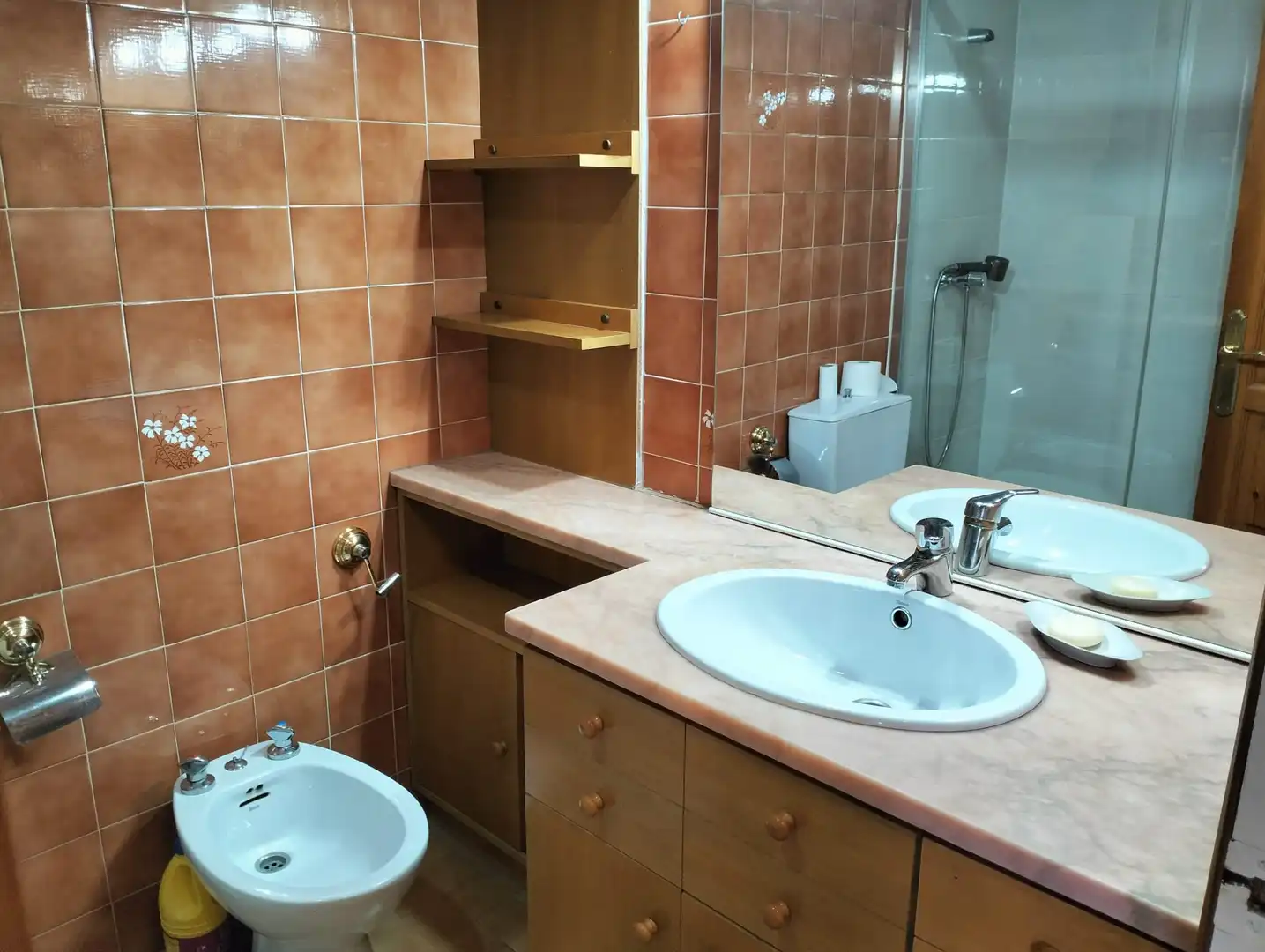 Baño de Casa adosada en venta en Santa Coloma de Farners con Aire acondicionado, Calefacción y Jardín privado