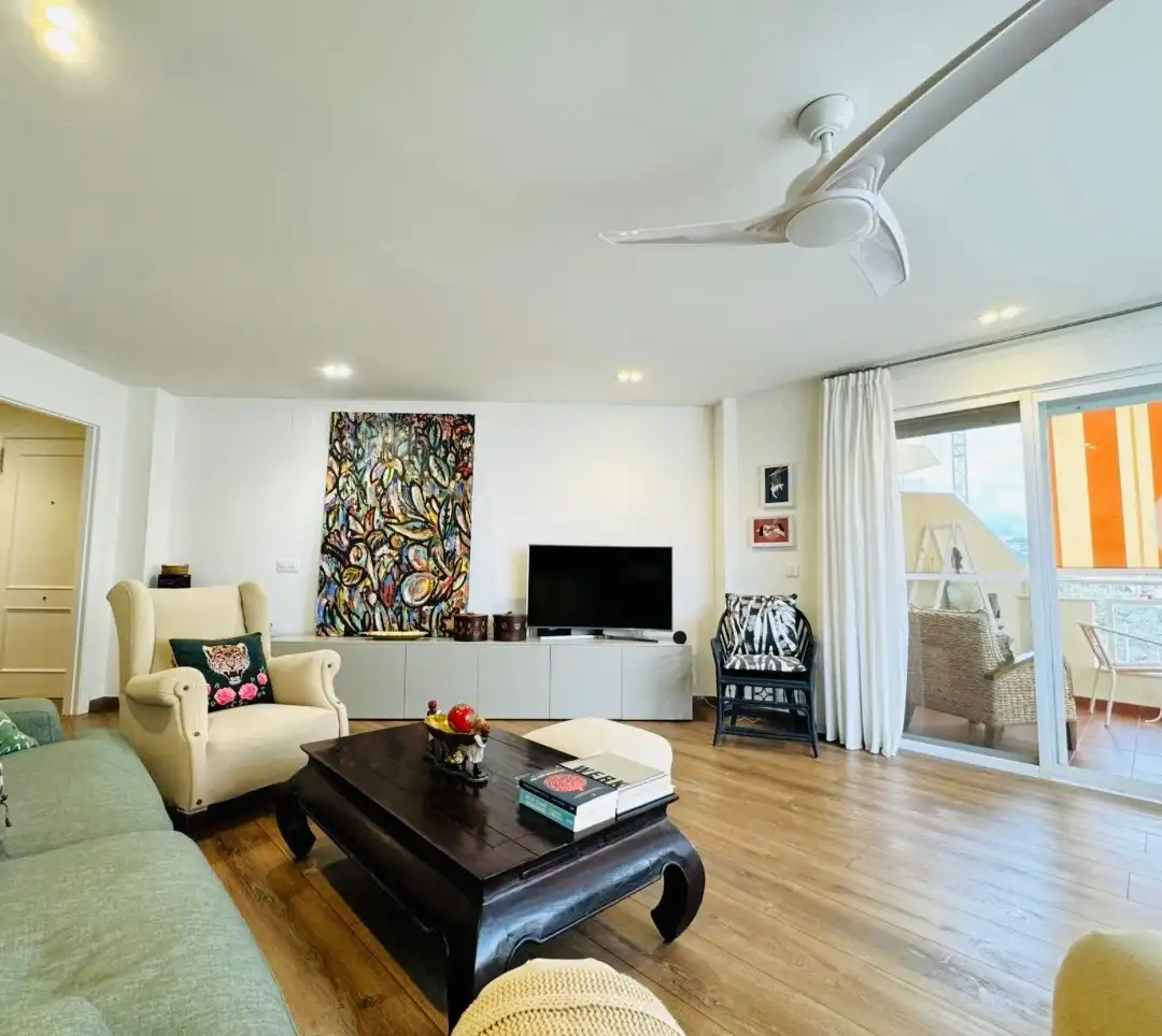 Living room of Flat for sale in Jávea / Xàbia  with Air Conditioner, Heating and Terrace