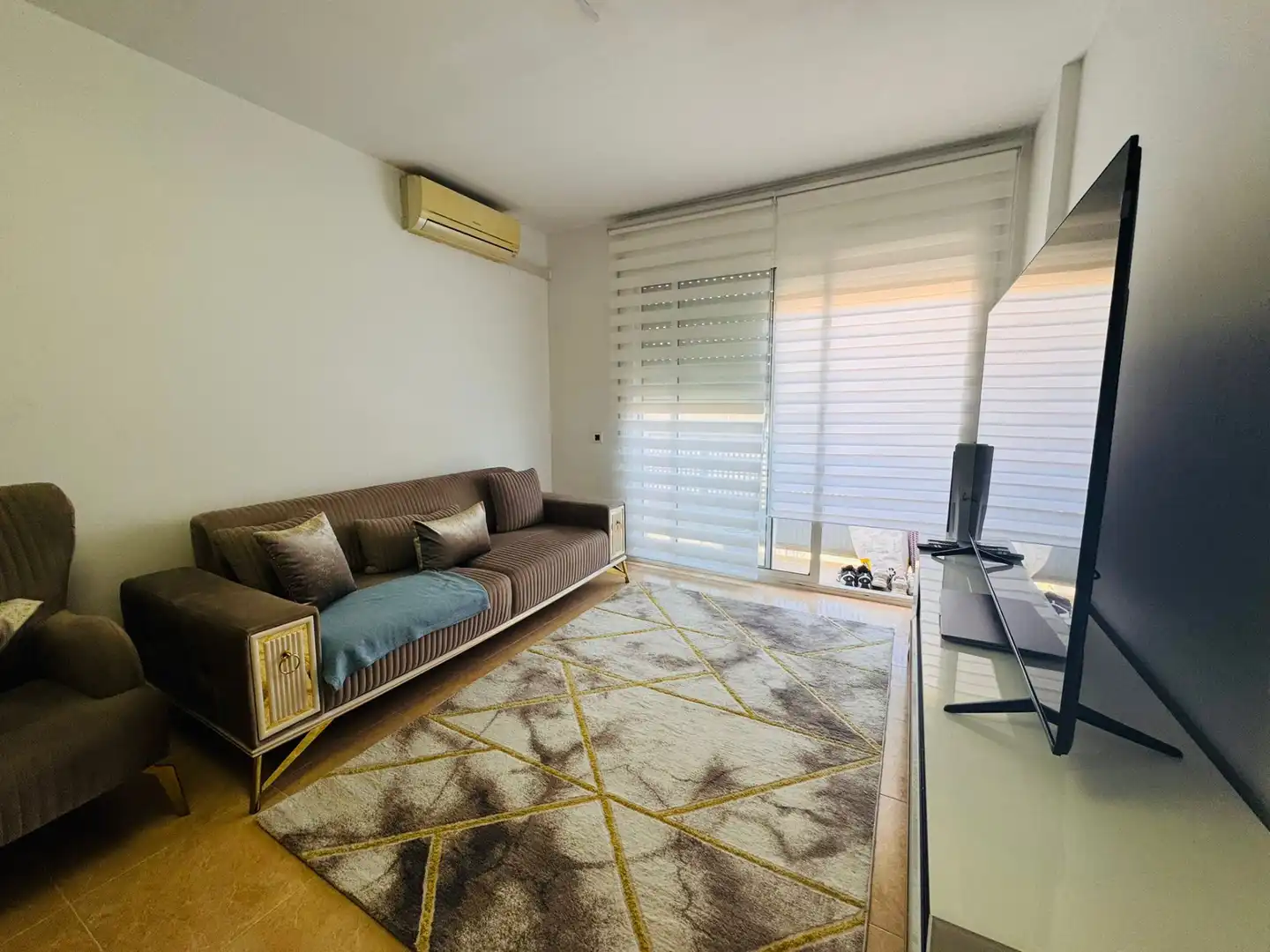 Living room of Flat for sale in La Canonja  with Air Conditioner, Terrace and Furnished