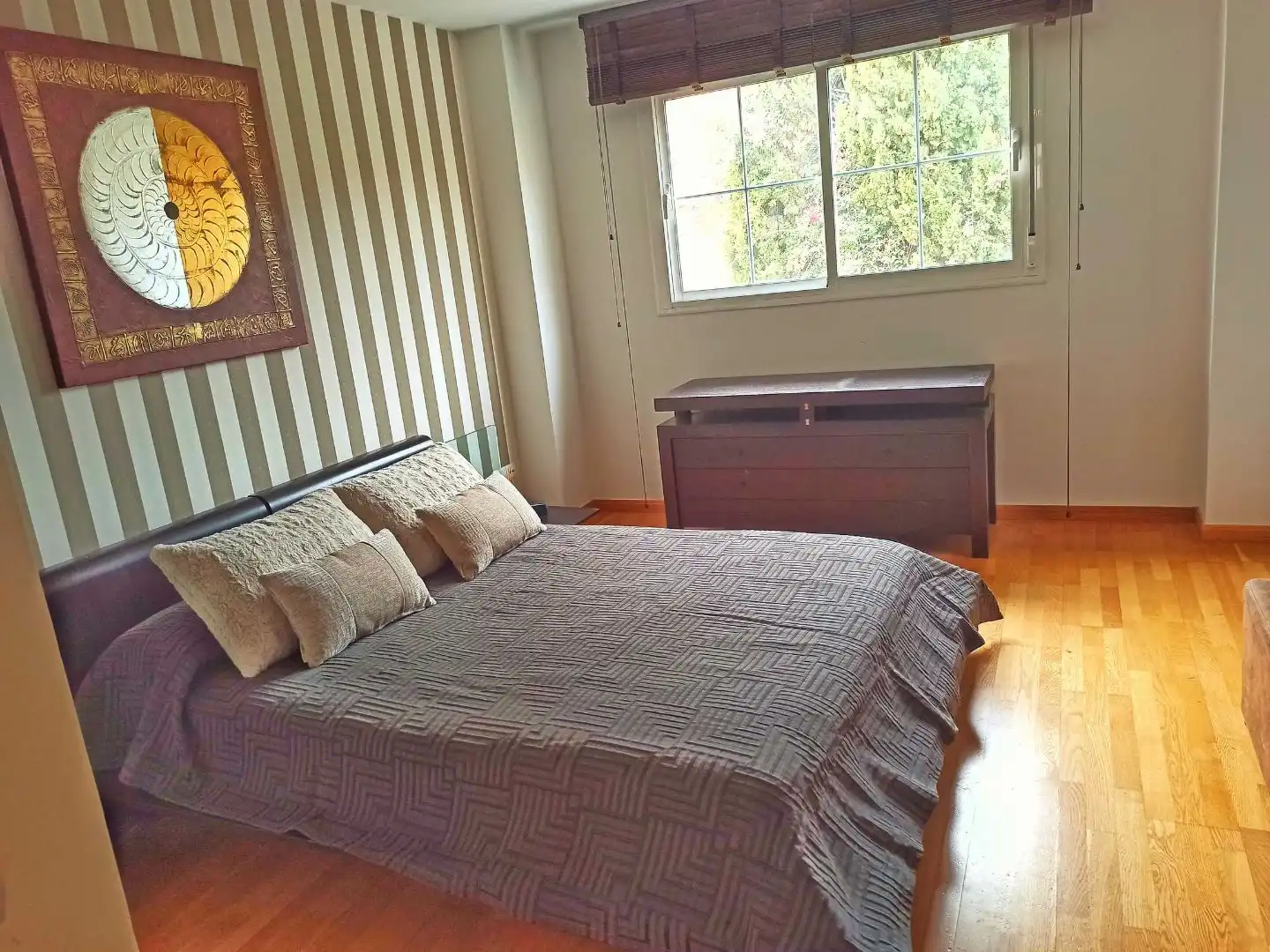 Schlafzimmer von Einfamilien-Reihenhaus zum Verkauf in Vícar mit Klimaanlage und Terrasse