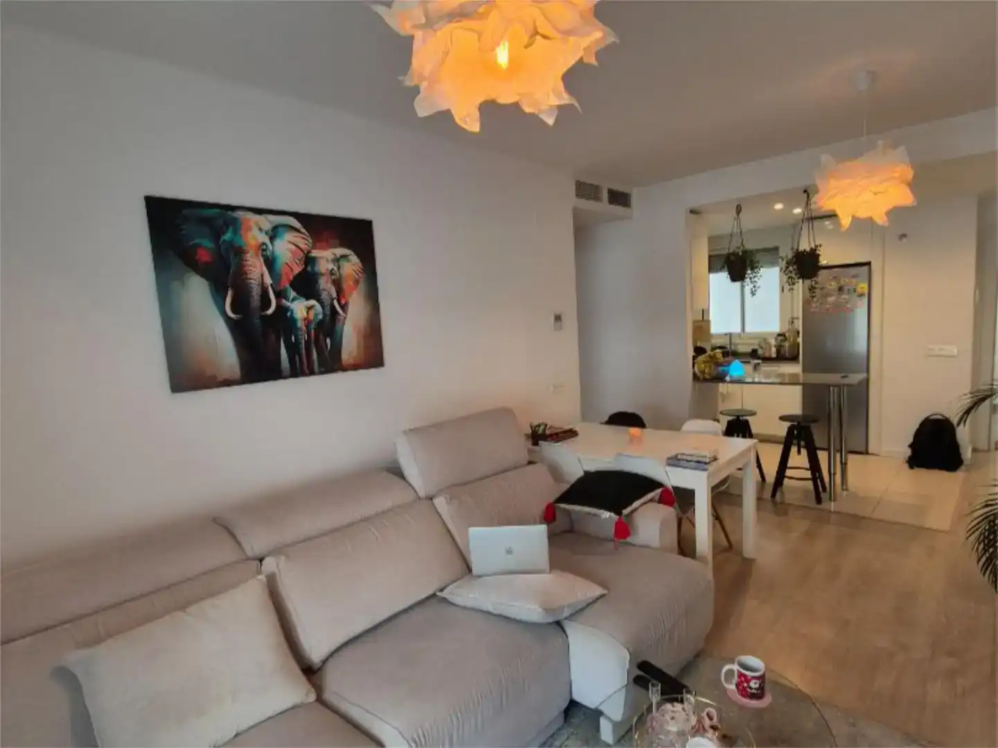 Sala de estar de Piso en venta en Marbella con Aire acondicionado, Parquet y Trastero