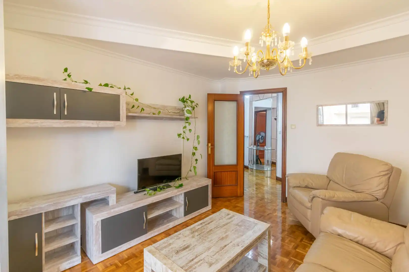 Living room of Flat for sale in  Pamplona / Iruña  with Heating, Storage room and Balcony