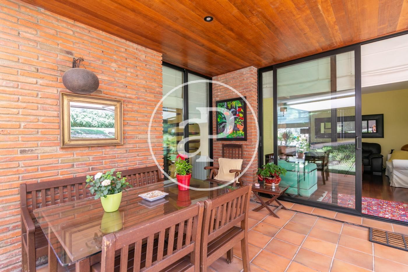 Terraza de Casa o chalet en venta en Sant Just Desvern con Aire acondicionado, Calefacción y Jardín privado