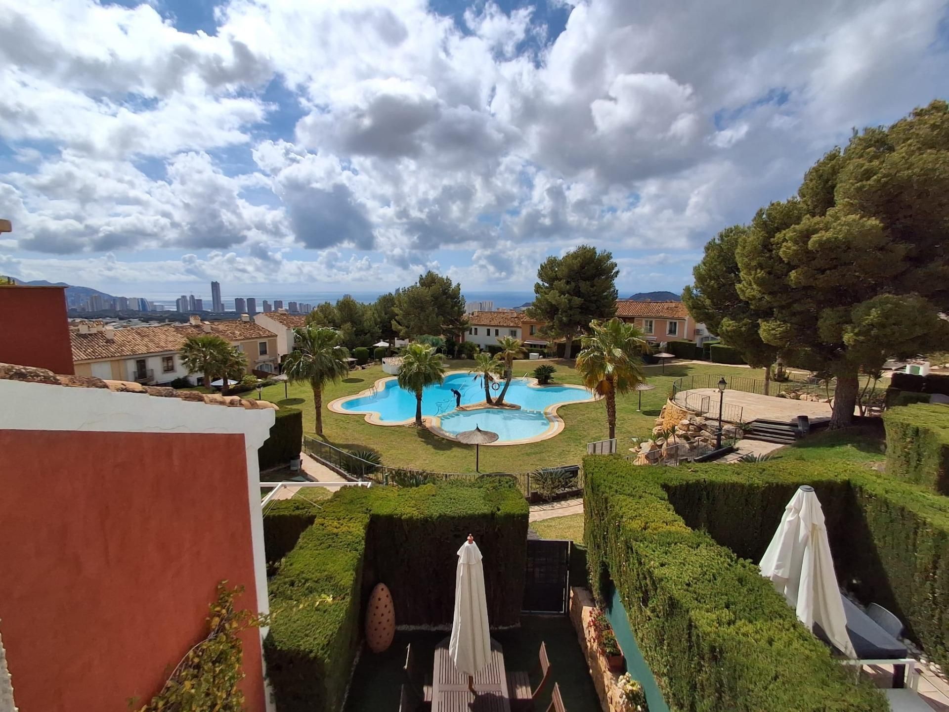 Garden of Duplex to rent in Finestrat  with Air Conditioner, Private garden and Terrace