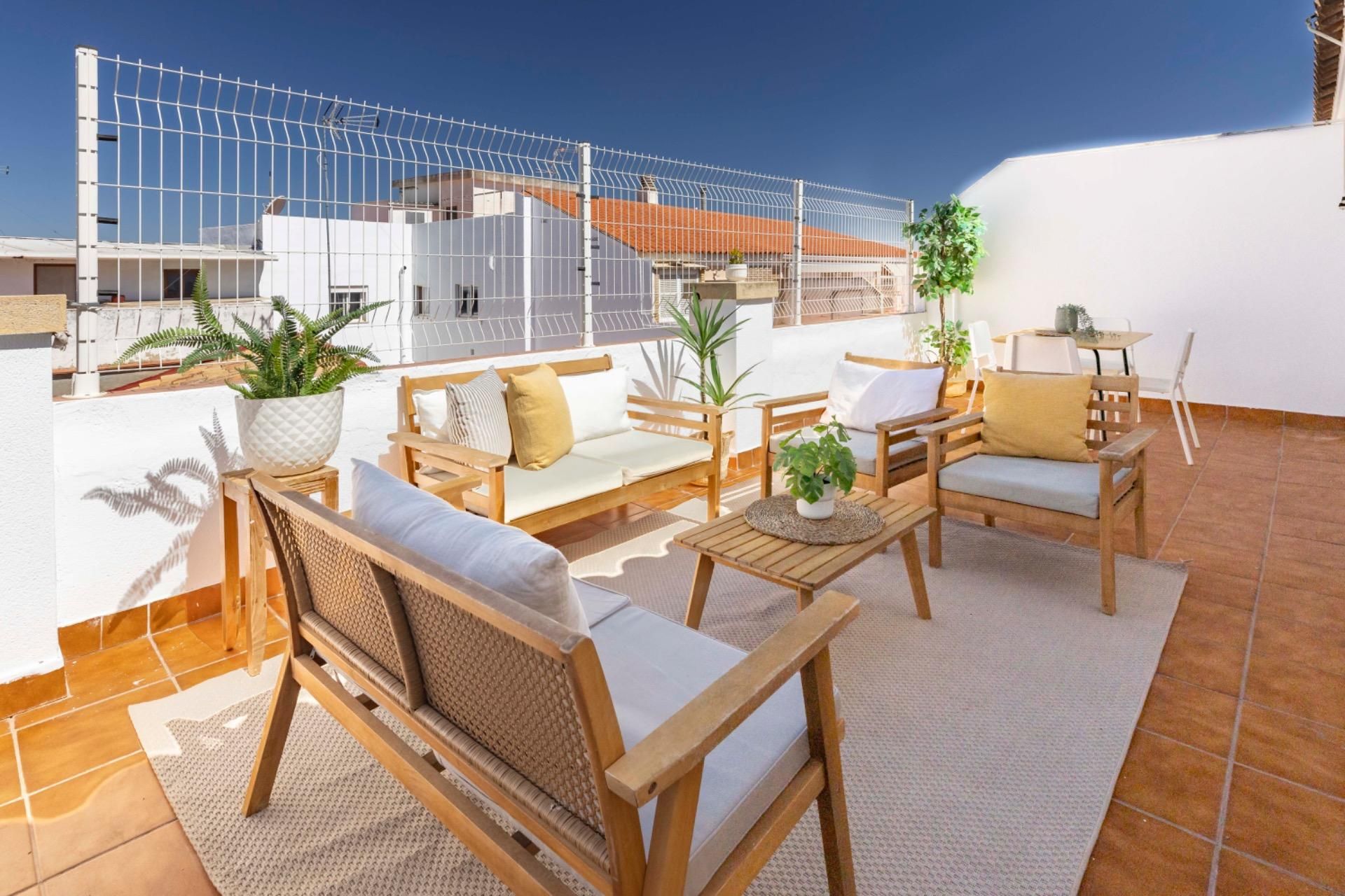 Terrasse von Dachboden zum verkauf in Chiva mit Terrasse und Alarm