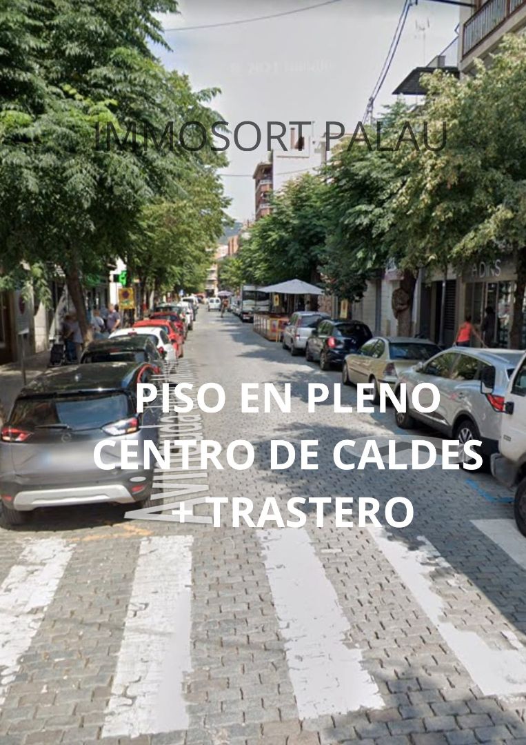 Vista exterior de Pis en venda en Caldes de Montbui amb Aire condicionat, Calefacció i Terrassa