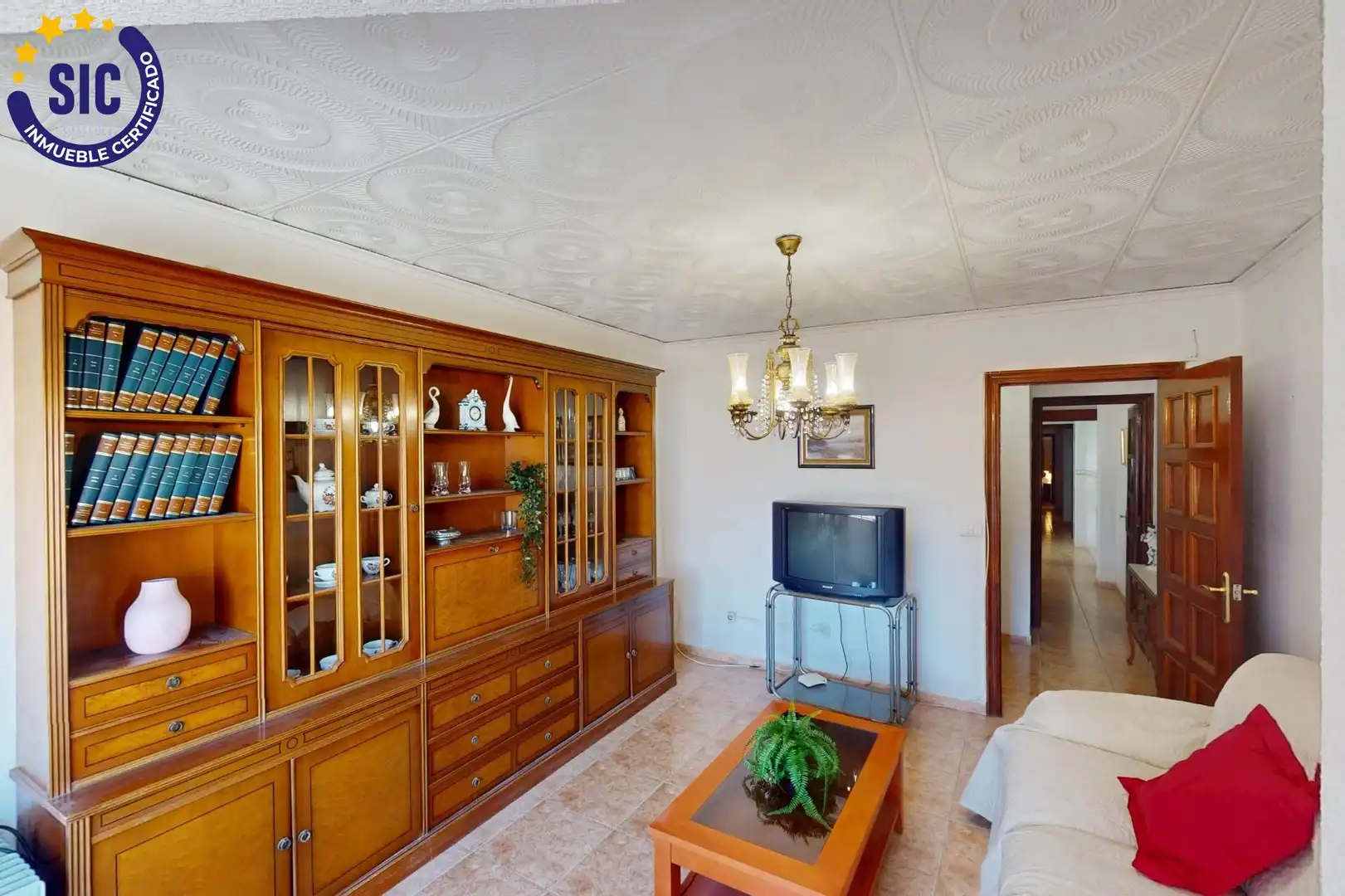 Wohnzimmer von Wohnung zum Verkauf in Castellón de la Plana / Castelló de la Plana mit Möbliert