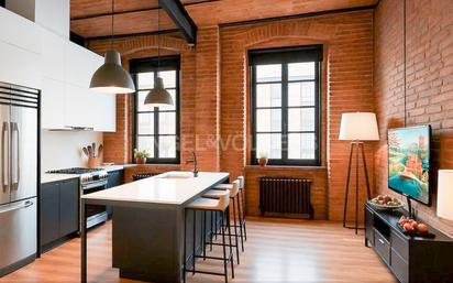 Kitchen of Loft for sale in  Barcelona Capital  with Air Conditioner and Heating