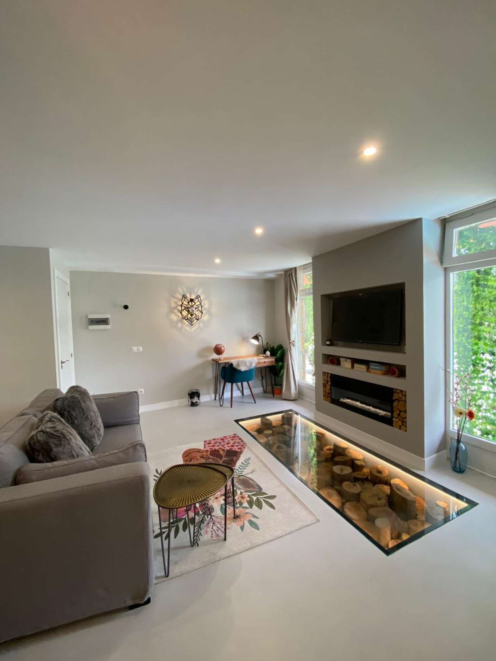 Living room of Study to share in Las Rozas de Madrid  with Air Conditioner, Heating and Terrace