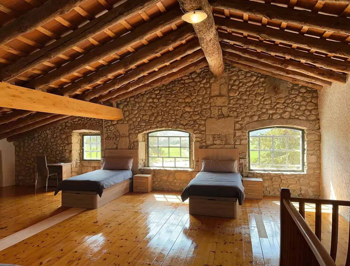Finca rústica de alquiler en Navata con Aire acondicionado, Calefacción y Jardín privado