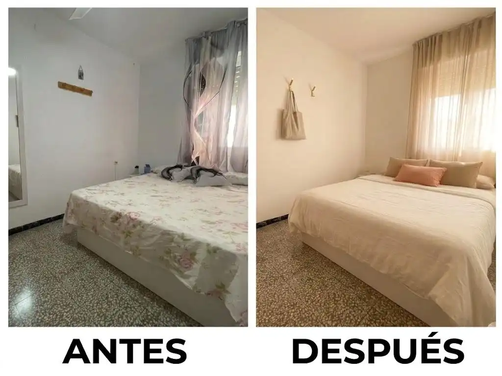 Bedroom of Flat for sale in Águilas  with Terrace, Furnished and Balcony