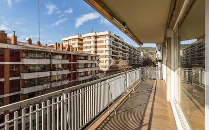 Exterior view of Flat for sale in  Barcelona Capital  with Air Conditioner, Heating and Parquet flooring