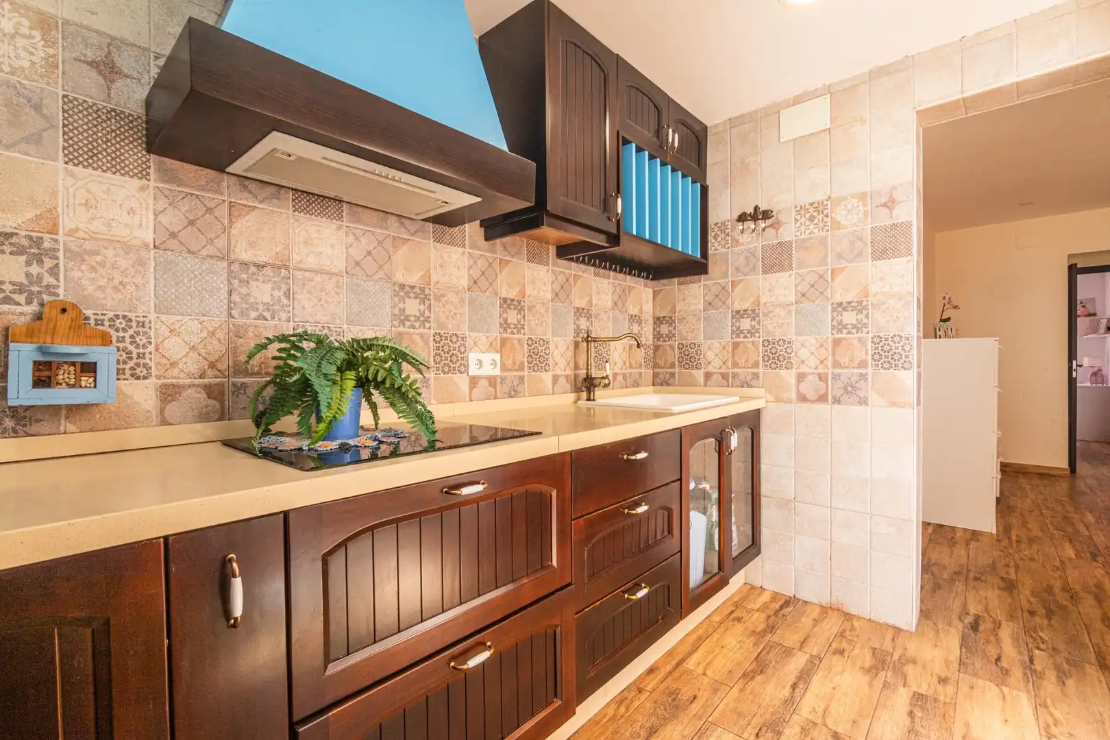 Kitchen of Flat for sale in Elche / Elx  with Furnished and Balcony