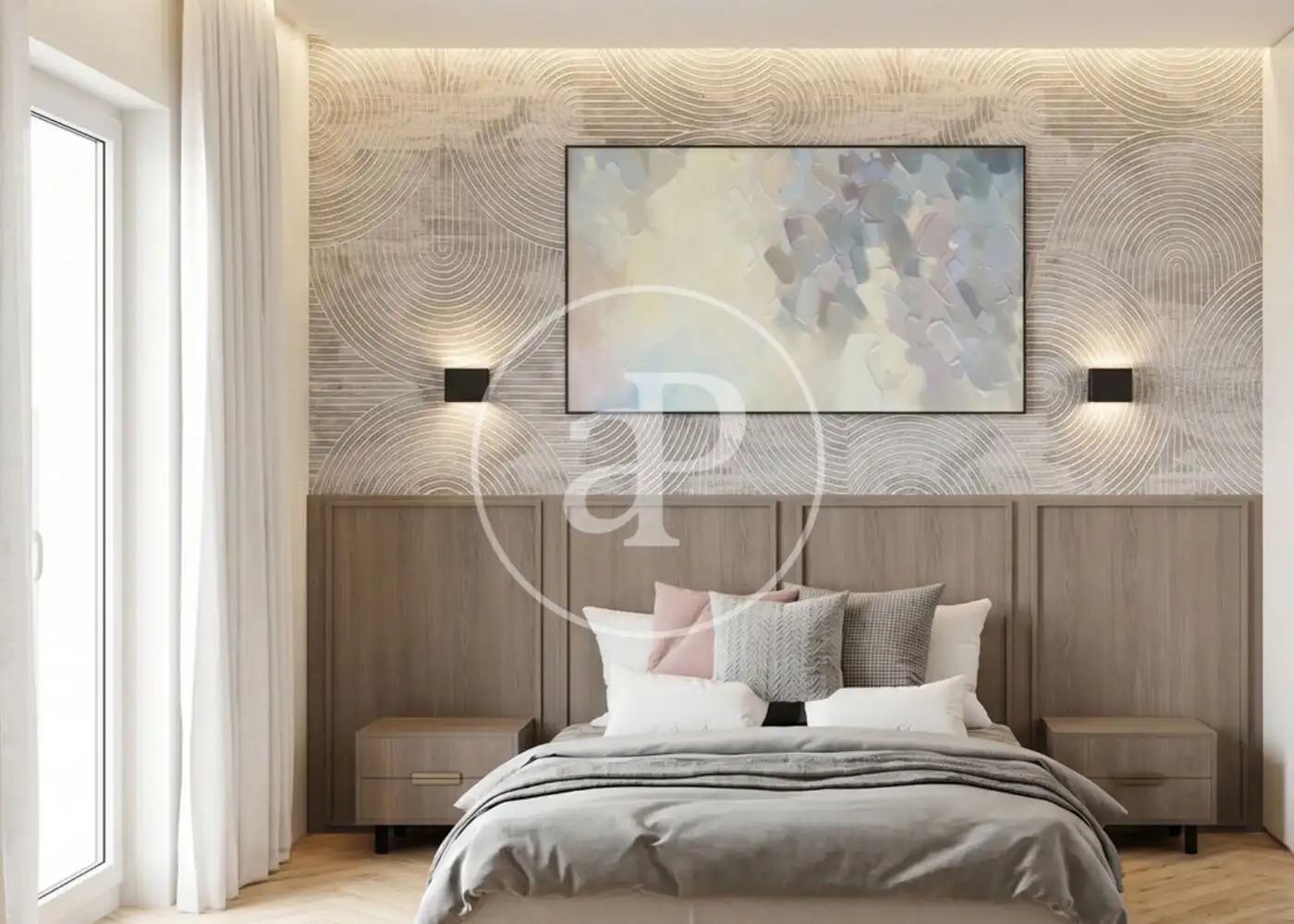 Bedroom of Flat for sale in Barrio de Salamanca