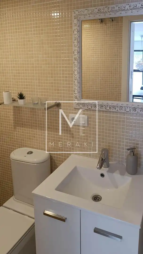 Bathroom of Flat for sale in Calpe / Calp  with Air Conditioner, Heating and Private garden